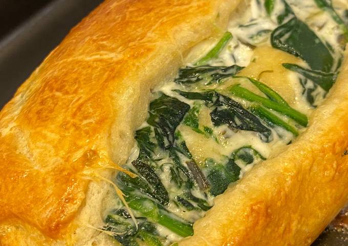 Simple Way to Make Favorite Creamy Spinach Roll