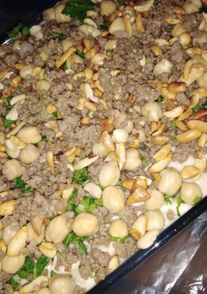 صورة لوصفة فتة الحمص أو التسقية