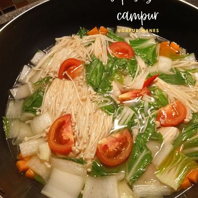 Sup Sayur Campur Diet Style-image