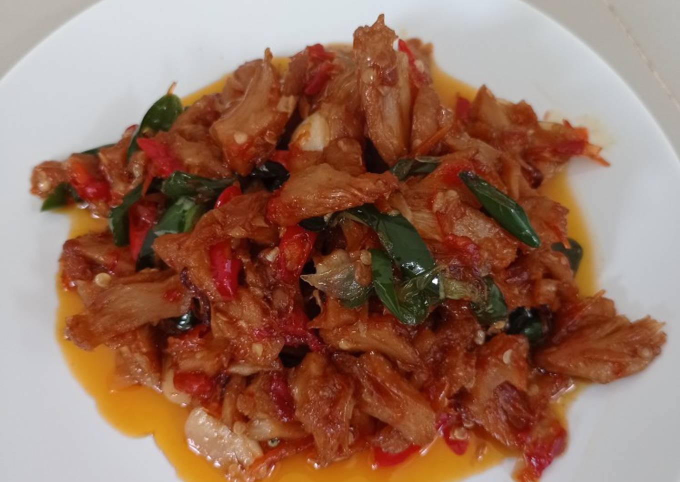 Sambal goreng kulit cempedak (Mandai)