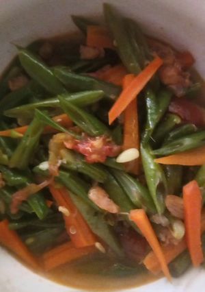 Foto resep Oseng buncis, wortel, udang #SiapRamadhan