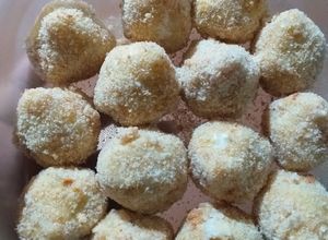 Una foto de Coxinhas de salmón