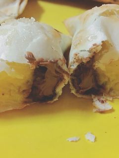 Una foto de Empanadillas de plátano y chocolate