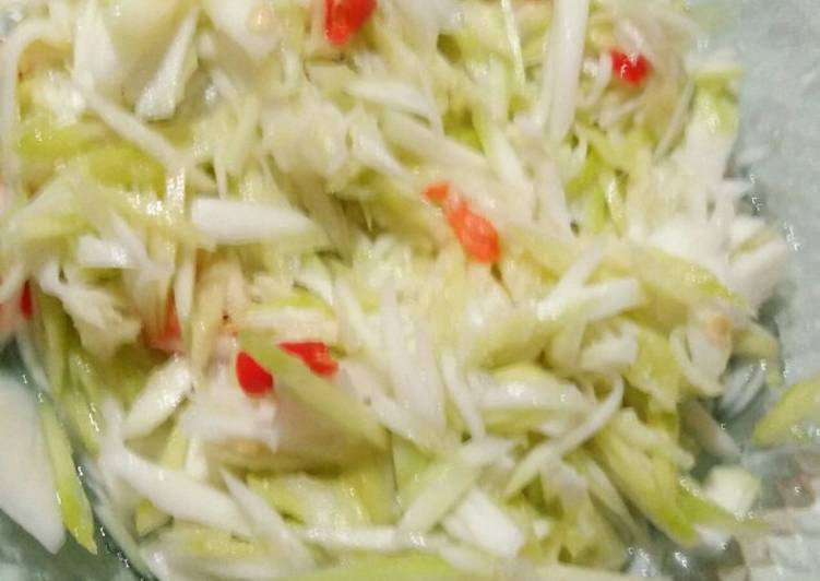 Resep #92. Sambal mentah mangga muda Anti Gagal