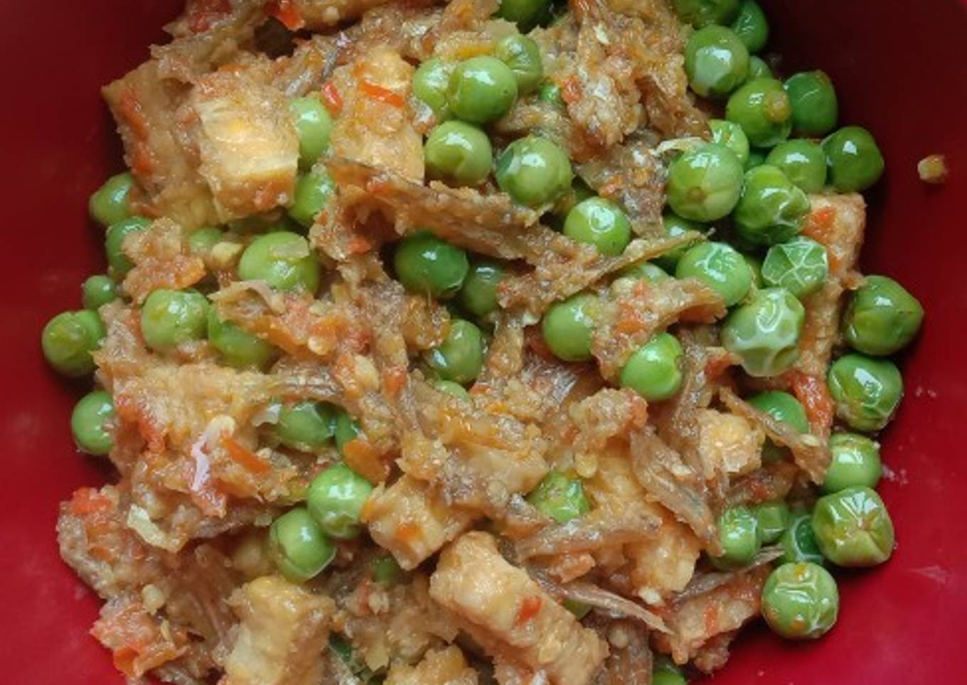 Sambal cempoka teri tempe