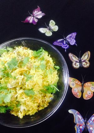 A picture of Chana biryani.