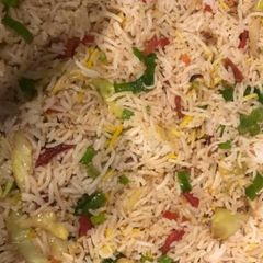 A picture of Vegetables fried rice.