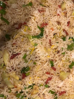 A picture of Vegetables fried rice.