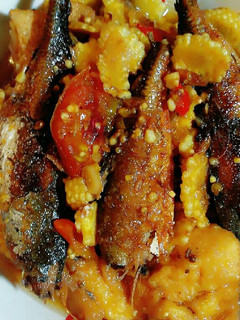 Foto resep Tumis Jagung Muda Ikan Asin Peda
