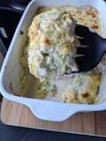 GRATIN DE RAVIOLES AUX POIREAUX,