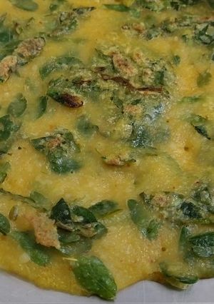 A picture of Drumstick leaves chilla.