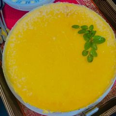 Orange cheesecake A picture of Orange cheesecake.