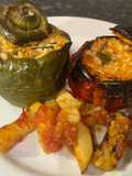 Greek Stuffed peppers (known as “politika gemista” in Greek)