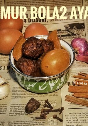 Foto resep Semur BOLA-BOLA AYAM (khas Sunda-Betawi peranakan Belanda)
