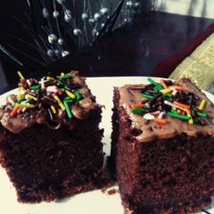 A picture of Chocolate Brownies !!.