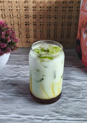Foto resep Karamel Matcha Latte