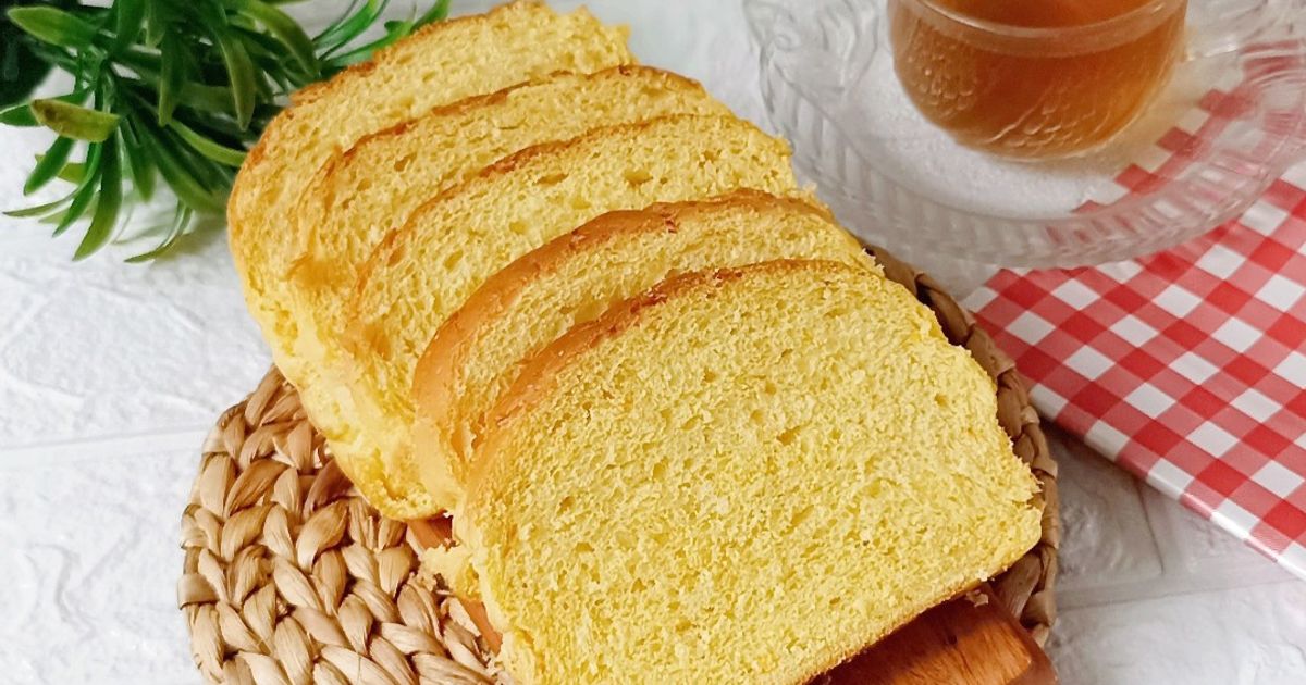 Resep Roti Tawar Labu Kuning🌹 oleh Ibu Tina - Cookpad