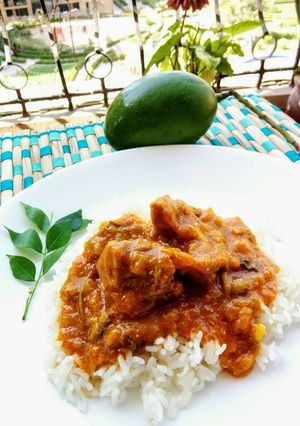 A picture of Mango Mutton.