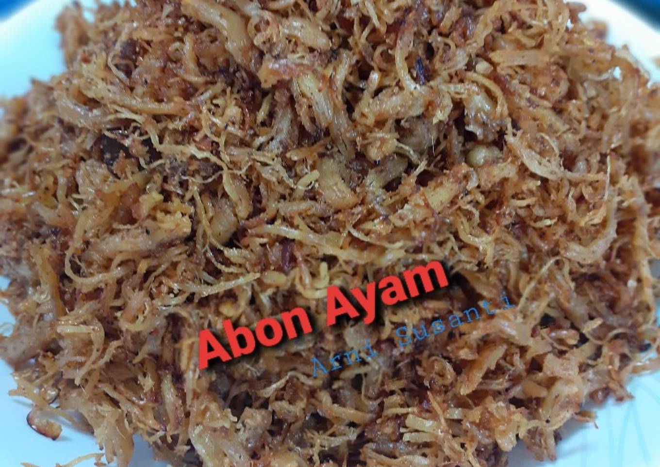 87.Abon Ayam Pedas Gurih Simple