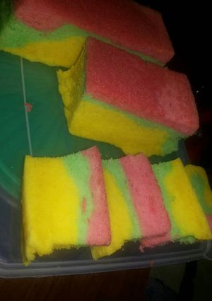 Foto resep Rainbow cake ny liem