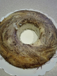 عکسی از دستور کیک دورنگ
