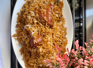 صورة لوصفة وصفة أم الحسن (رز بالسكر والريحان)