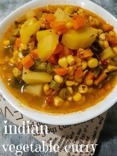 Foto resep Vegetable Curry
