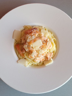 Une photo de Tagliatelles au saumon