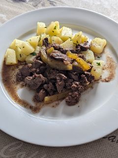 Egyszerű resztelt máj recept fotója