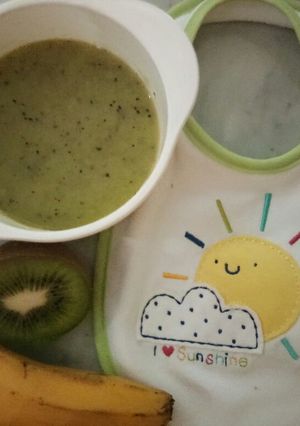 Foto resep Banana Kiwi (mpasi)