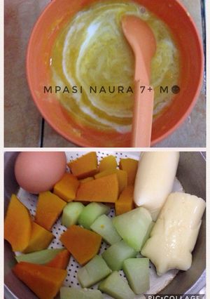 Foto resep Mpasi duo labu with egg and tofu