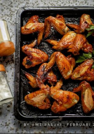 Foto resep Sayap Ayam Panggang Saos Tiram & Madu