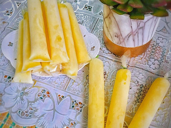 Resep Es mambo / Es Lilin Buah Nangka Anti Gagal