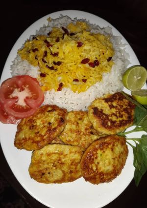 عکسی از دستور کتلت مرغ