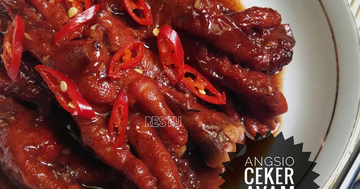 Resep Angsio Ceker Ayam Dimsum Ceker Ayam Oleh Rachma Esty Utami Cookpad