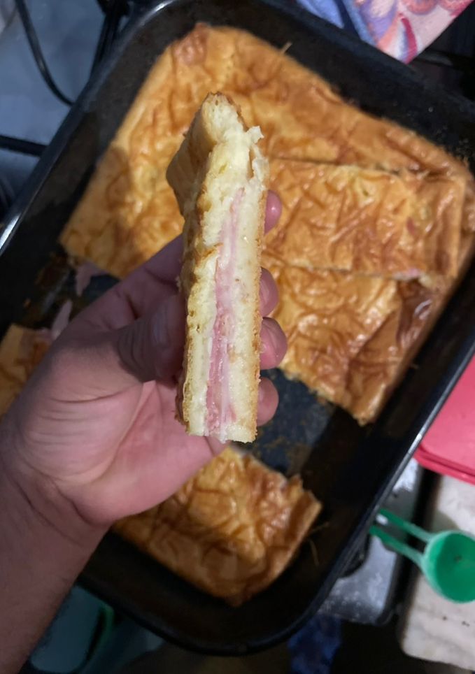 Una foto de Torta de fiambre batida