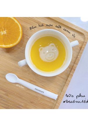 Hình của món Đậu hũ non sốt cam Úc.