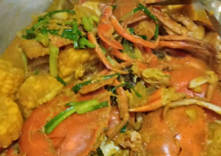 Kepiting saus padang muantulll…😋