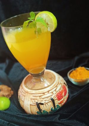 A picture of Immunity Boosting Turmeric Drink.