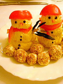 Una foto de Muñecos de nieve salados