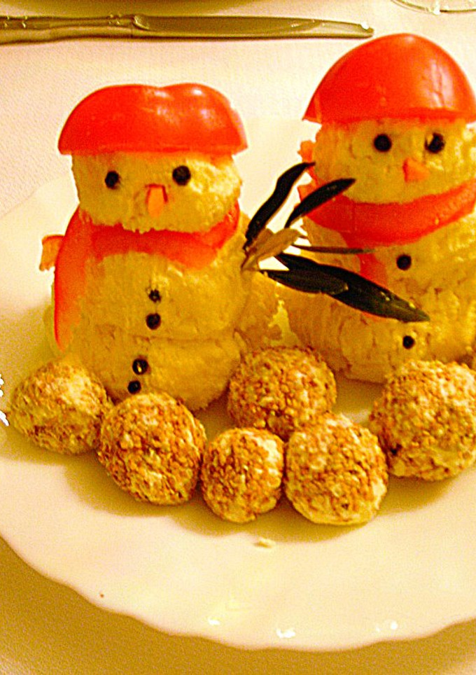 Una foto de Muñecos de nieve salados