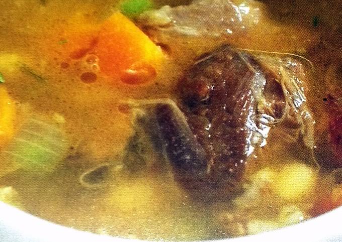 Easiest Way to Make Super Quick Homemade Hearty Lamb Shank Soup