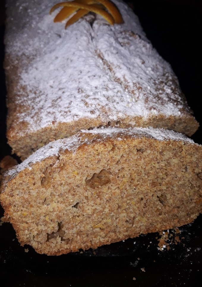 Una foto de Budín de harina integral y naranjas SIN AZÚCAR!!