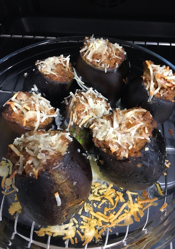 Una foto de Berenjenas rellenas