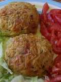 Bombas de papas rellenas  tipo Rosti (aprovechando las sobritas)