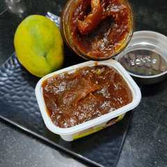A picture of कच्चे आम की चटनी (kacche aam ki chutney recipe in Hindi).