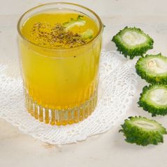 A picture of BITTER IS BETTER-BITTER MELON TEA.