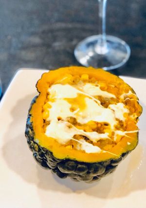Una foto de Calabaza rellena 🎃