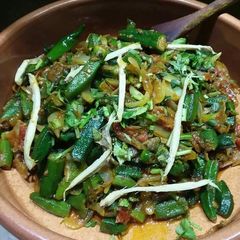 A picture of Bhindi fry.