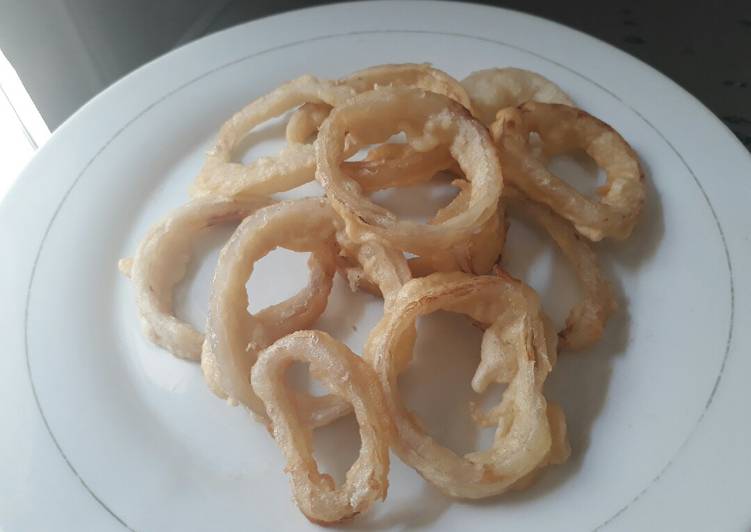 Steps to Prepare Speedy Onion rings